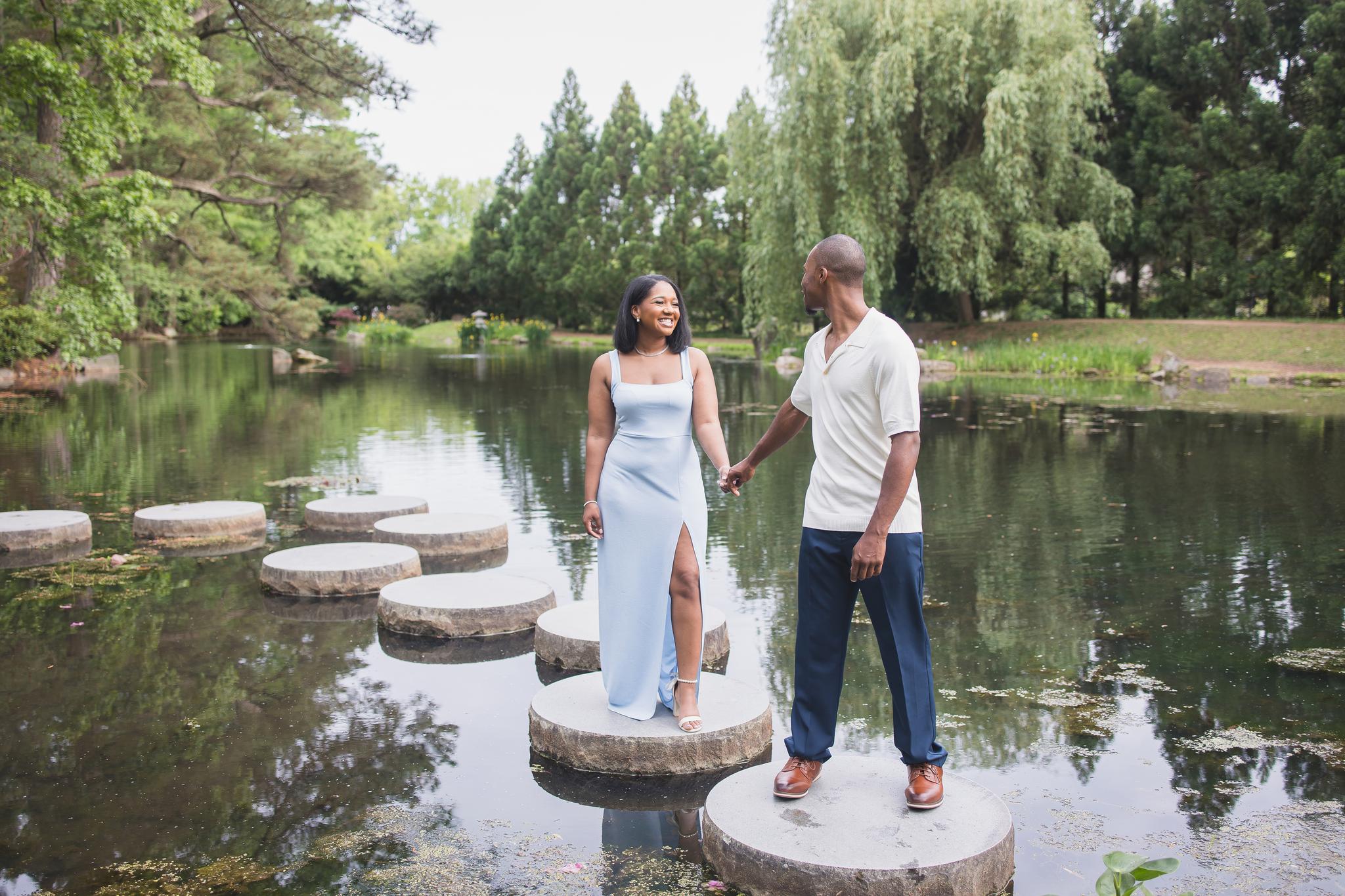 Spring Engagement Session at Maymont Park in Richmond, Virginia