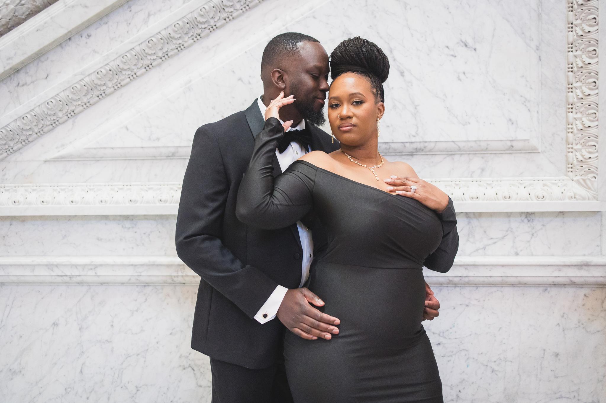 A Capitol Love Story: Engagement Session at the Library of Congress